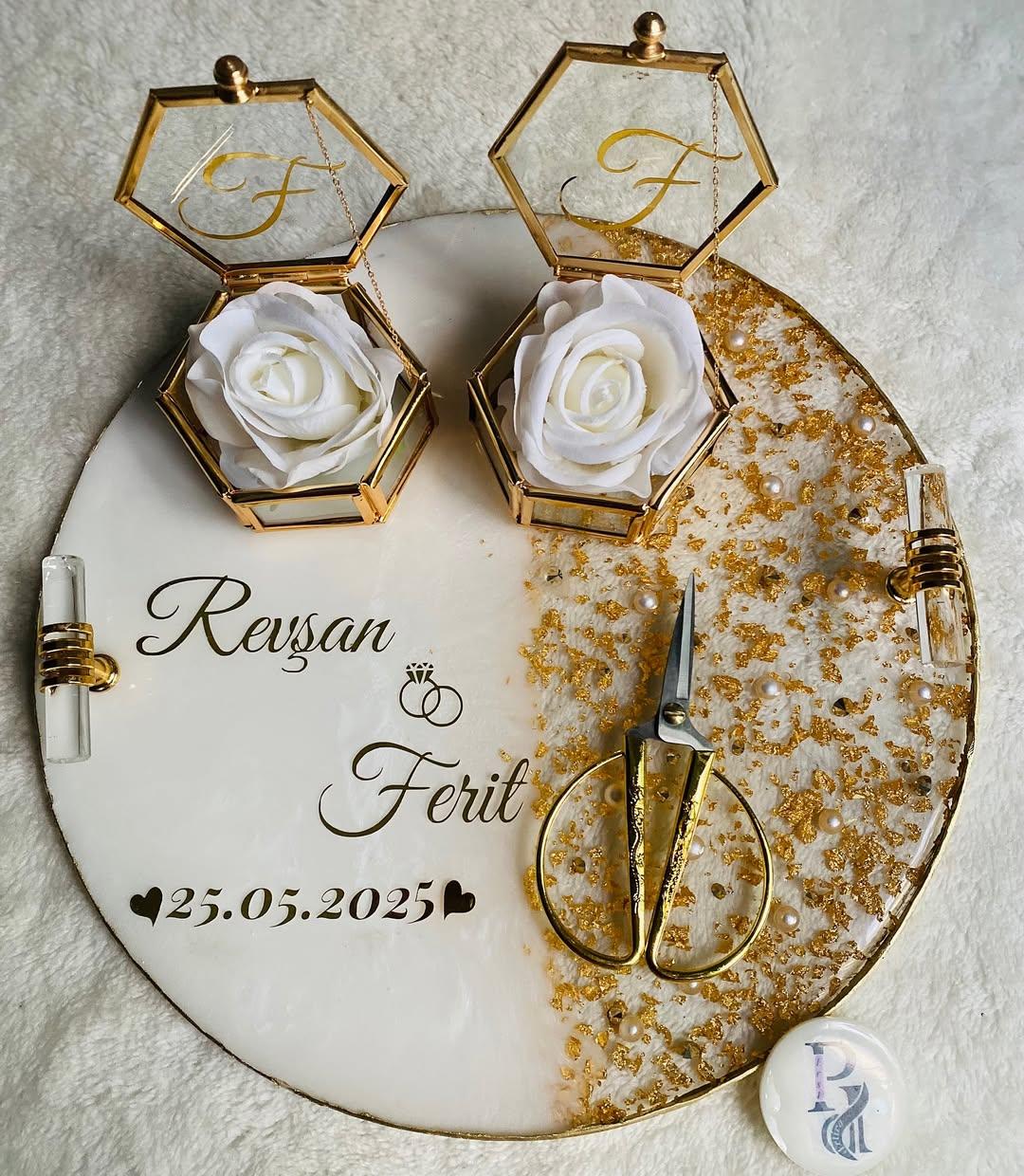 Golden Fracture Tray