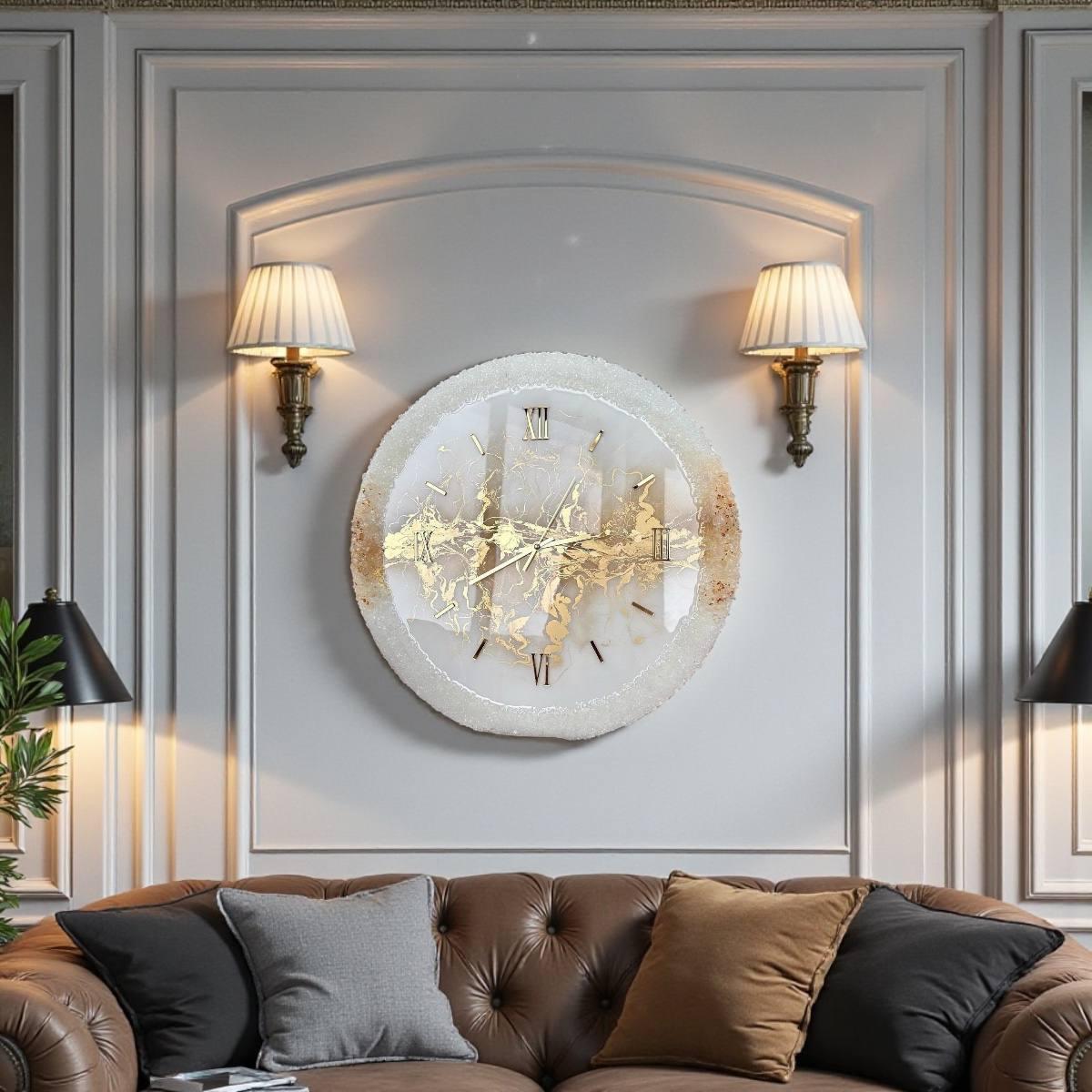 White Gold Dining Table